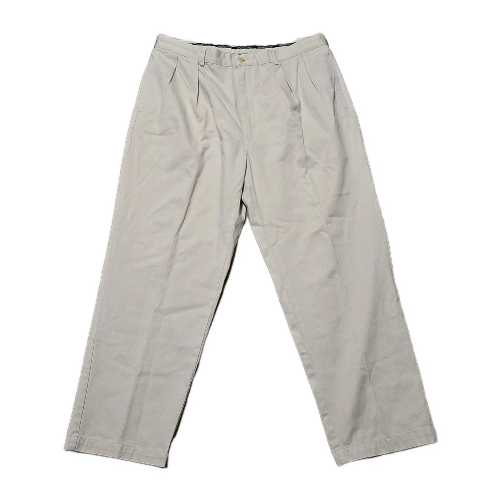 Vintage Polo Ralph Lauren Chino Pants 38×31 Made in USA 100% Cotton Flat-Front